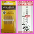 JOHN JAMES QUILTING HAND SEWING NEEDLE SIZE 9